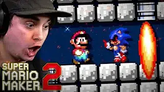 SONIC EXE HAS TAKEN OVER MARIO MAKER 2!!