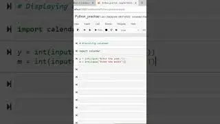 Calendar for given date and month in Python