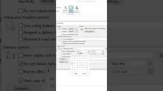 Schedule Your Emails: How to Delay Delivery in Outlook!" 📅📧 #shorts