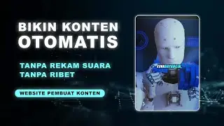 Bikin Konten Video Otomatis Tanpa Rekam Suara - Ide Konten Pakai AI