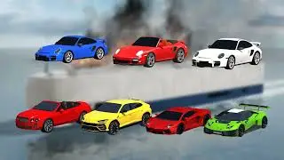 Thousands of Burning Porsches, Lamborghinis Sink With Ship