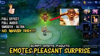 Emote pleasant surprise - Script Emote | Full Effect