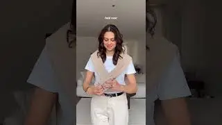 HOW TO TIE YOUR SWEATER PERFECTLY 😱💖 Save & subscribe for 