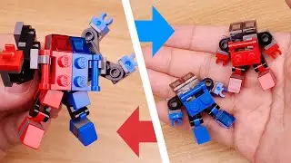 5M views! The most popular mini LEGO combiner robot on my channel! Super R&B 