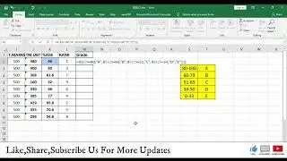 Calculate Grades In Excel Grades In Excel