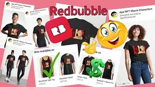 Jual T-Shirt pakai gambar NFT di Redbubble hanya dgn menggunakan HP | #tutorial #nft #redbubble