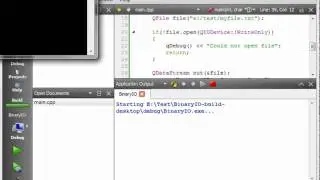 C++ Qt 85 - Binary IO basic object serialization