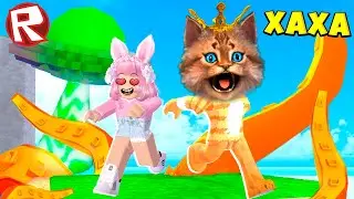 ПЫТАЮСЬ ВЫЖИТЬ С ДЕВУШКОЙ НА ОСТРОВЕ ROBLOX CURSED ISLANDS