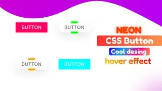 CSS Neon Button Hover Effects in 2024 using only CSS #animationeffects