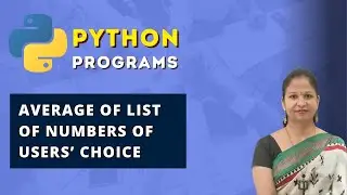Python Program To Calculate Average Of List Of Numbers Of Users' Choice