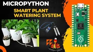 Smart plant watering system using raspberry pi pico and Micropython | soil moisture with raspberry