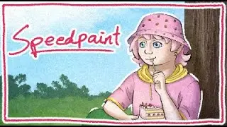 cake (a kirby gijinka speedpaint)