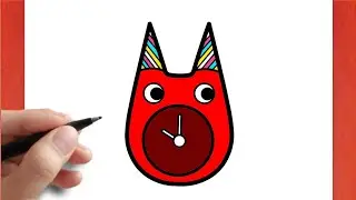 HOW TO DRAW BANBAN CLOCK | GARTEN OF BANBAN