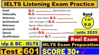 IELTS Listening Practice Test 2025 with Answers [Real Exam - 601 ]