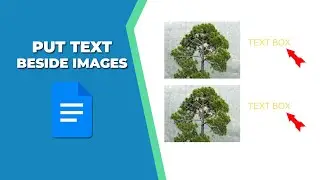 how to put text beside images in Google Docs