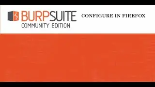 How to intercept firefox browser request using burp suite