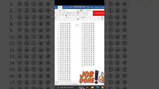 How to Make OMR Sheet in Word 