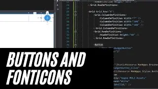 Buttons and the FontIcon in MahApps.Metro WPF App - Make a Modern WPF App Part 4