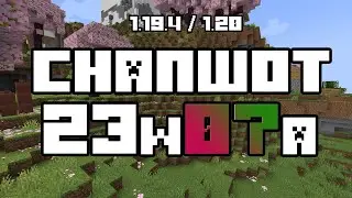 Нюхач, Сакура и Археология / Обновление Майнкрафт 1.20 / Снапшот 23w07a  