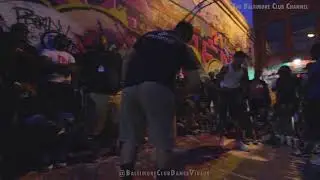 JFries Vs Dre - Graffiti Alley Bmore Club Dance Battle!