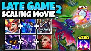 League of Legends but I play the BEST late game champions (SCALING MOVIE 2!)