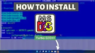 How to install Turbo C/C++ Compiler on Windows 11 - Turbo C++ Installation Tutorial