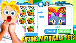 I Gifted All My Mythical Pets to This Player Because He Begged from Everyone | Pet Simulator X