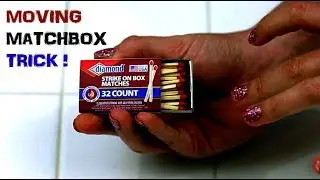 অবাক করা জাদু শিখুন 🔮  truco de magia de caja de cerillas en movimiento | Moving Match BOX