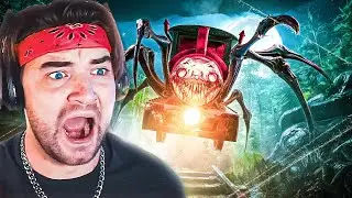 KingWoolz vs EVIL SPIDER TRAIN