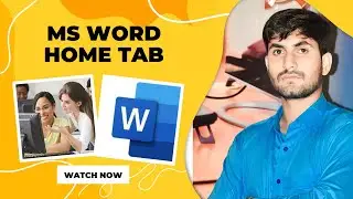 Ms Word Home Tab learn  Microsoft Office package Word ..