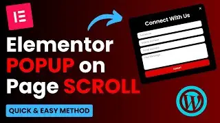 How to trigger ELEMENTOR POPUP on PAGE SCROLL | Wordpress Elementor Tutorial 2025