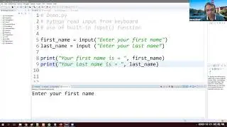 Python read input from user keyboard for Beginners | Eclipse