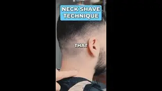 Neck Shave Technique