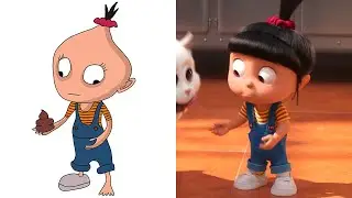 Despicable Me 4 Agnes Drawing Meme | Funny Drawing ✍🤣