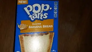Frosted Banana Bread Pop Tarts Review