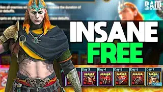 This NEW FREE Legendary Champion is INSANE in Raid Shadow Legends