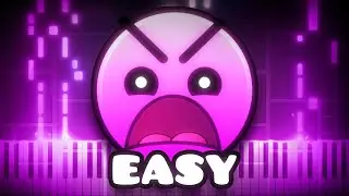 Geometry Dash LVL 12 -  Theory of Everything | Piano Tutorial