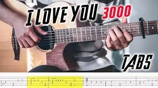 I Love You 3000 Fingerstyle Guitar Tutorial + Tabs ( Stephanie Poetri )