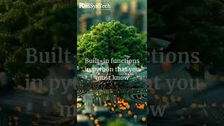 Transform Your Python Projects with Built-in Functions. #redsystech #coding #programming #python