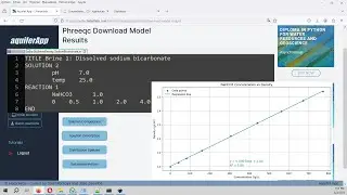 Modeling Brine Density vs Concentration Regression Lines with Phreeqc and Aquifer App