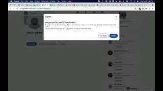 Blocking People on LinkedIn