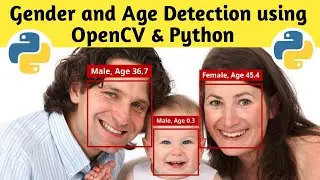 Gender and Age Detection using OpenCV and Python | Gender Detection | Age Detection