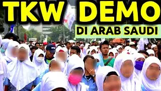TKW DI SARIKAH/KANTOR DI ARAB SAUDI DEMO/MOGOK BARU2 INI RAMAI