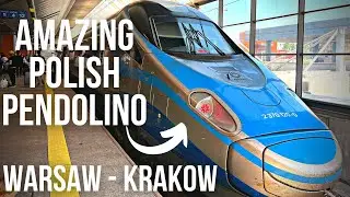 Second Class In Amazing Polish HIGH-SPEED TRAIN  | PKP EIP Warsaw - Krakow Trip Review