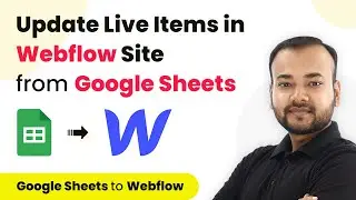 How to Update Live Items in Webflow Site from Google Sheets- Google Sheets Webflow Integration