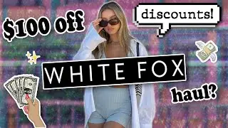 new white fox boutique discount code + haul