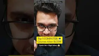 💥 Top 5 Computer Courses After B.Com | By Sunil Adhikari #shorts #shortsvideo