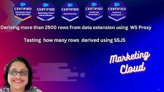 SFMC/WSProxy/deriving 2500 rows from a data extension