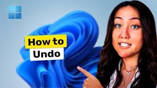 How to undo in windows 11