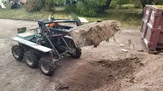 Погрузчик из ТС-350. Серия 5. Испытания